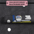 Load image into Gallery viewer, chalk and dots fadeless bulletin board paper