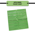 Load image into Gallery viewer, apple green calendar pocket chart