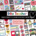 Load image into Gallery viewer, 90s Teacher Complete Classroom Decor Bundle