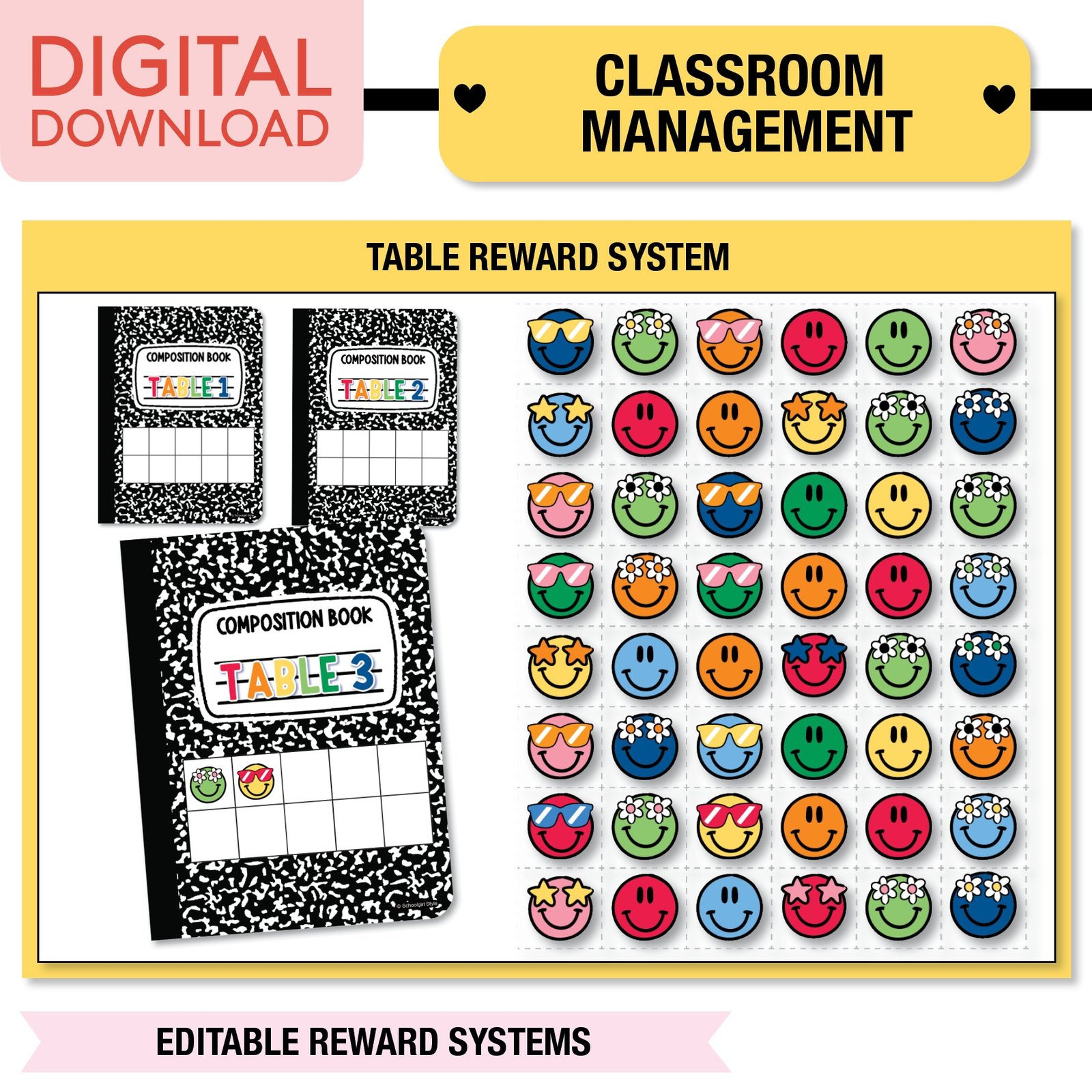 90s Teacher Complete Classroom Decor Bundle