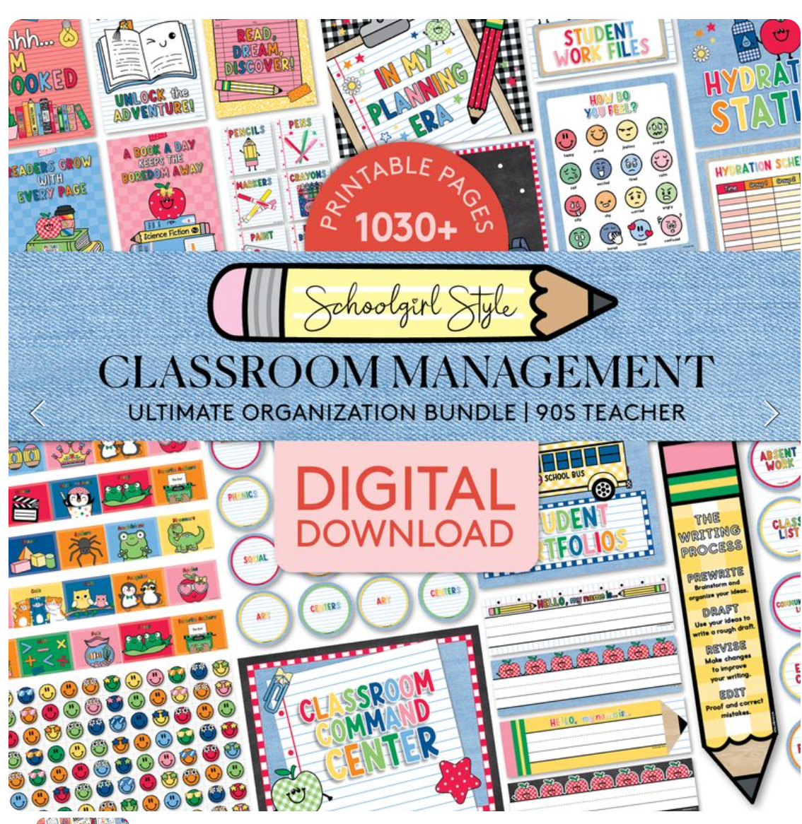 90s teacher organization and classroom management